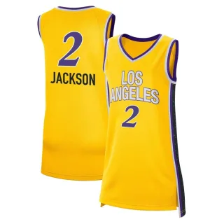 Women's Los Angeles Sparks Rickea Jackson Gold 2024 Rebel Edition Jersey